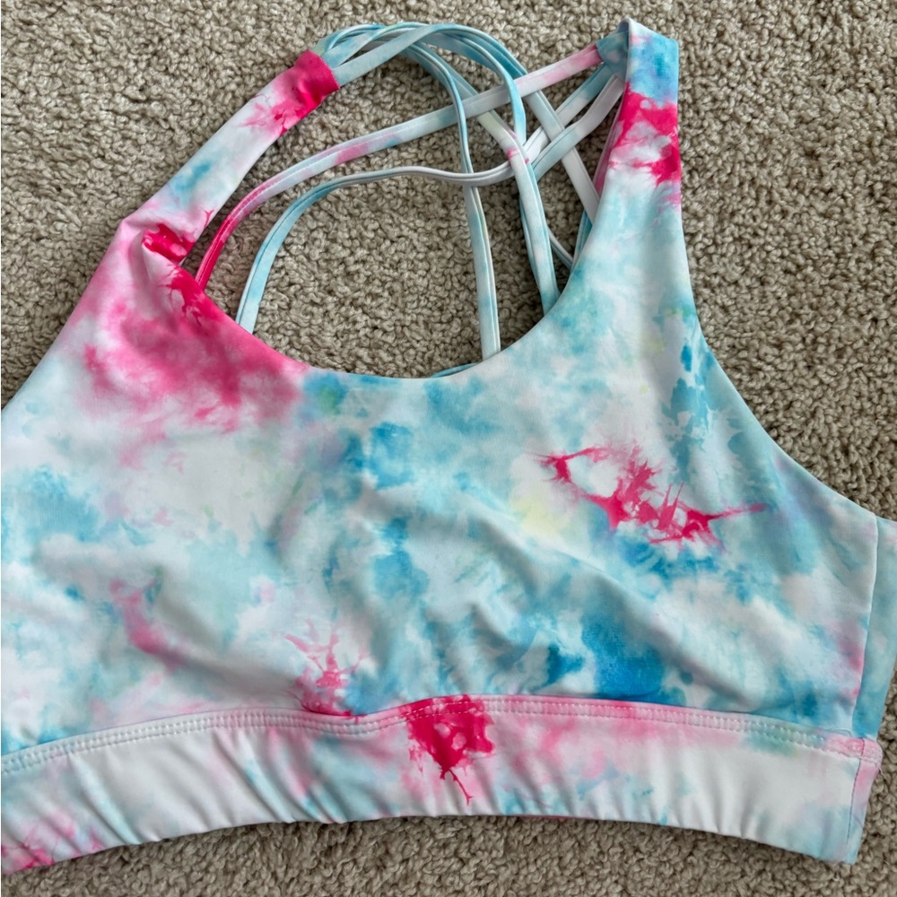 The material is polyester size small different colors